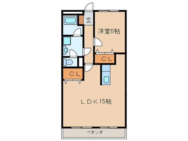 春日井駅南ハイツの物件間取画像